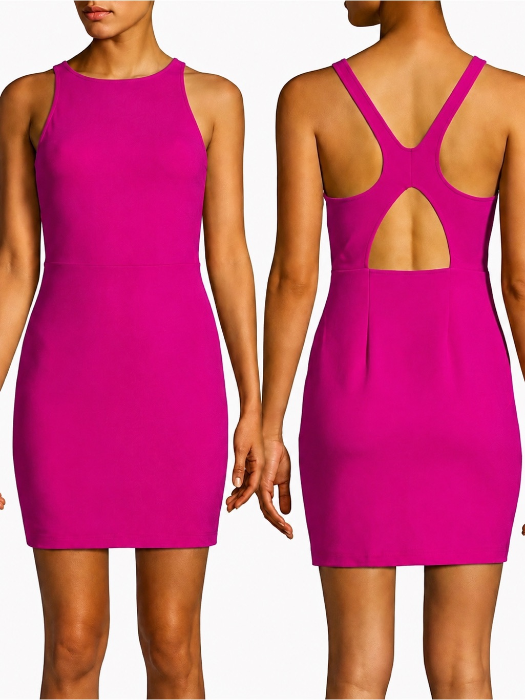 Likely Astoria Dress Orchid Pink Racerback Cutout Mini Sheath Nwt Size 6
